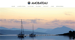 Desktop Screenshot of amobateau.ch