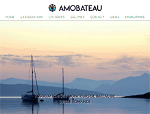Tablet Screenshot of amobateau.ch